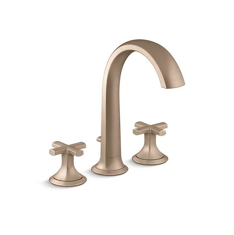 Kallista - Script Deckmnt Bath Faucet Crss Hndl - Polished Chrome