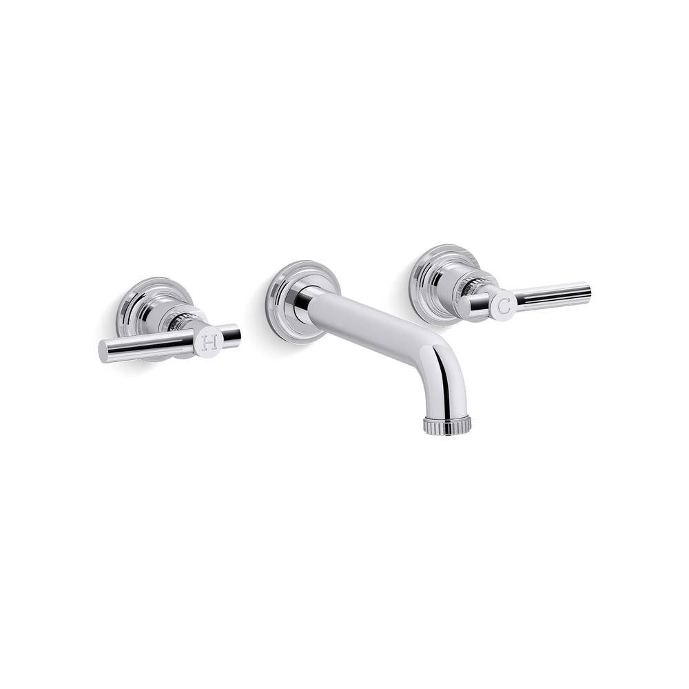 Kallista - Central Park WestE Wall Mnt Sink Fct, Lv - Polished Chrome