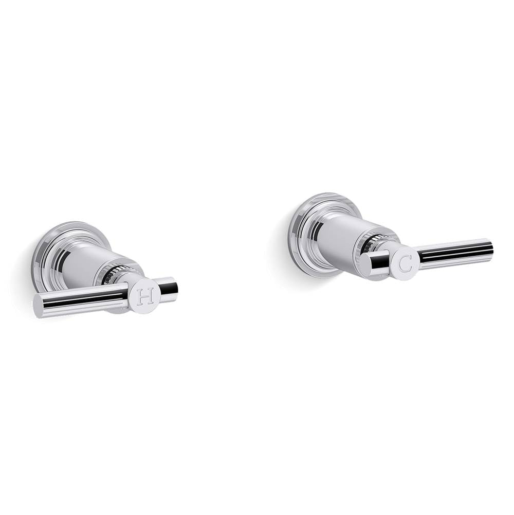 Kallista - Central Park WestE Bath Fct Hdls, Lv - Polished Chrome