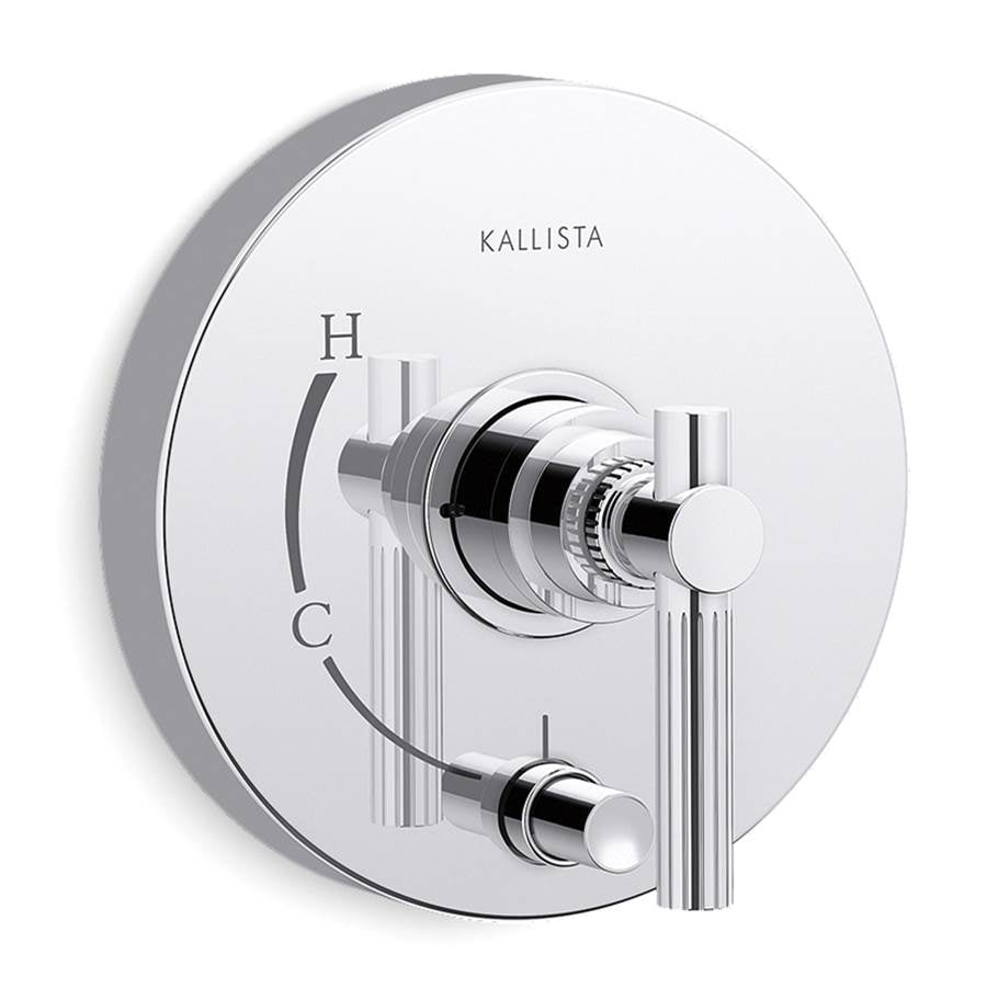 Kallista - Central Park WestE Pressure Bal W/Div Lv - Polished Chrome