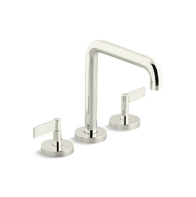 Kallista - OneE Dm Bath Set, Tall Spout, Lever - Polished Nickel