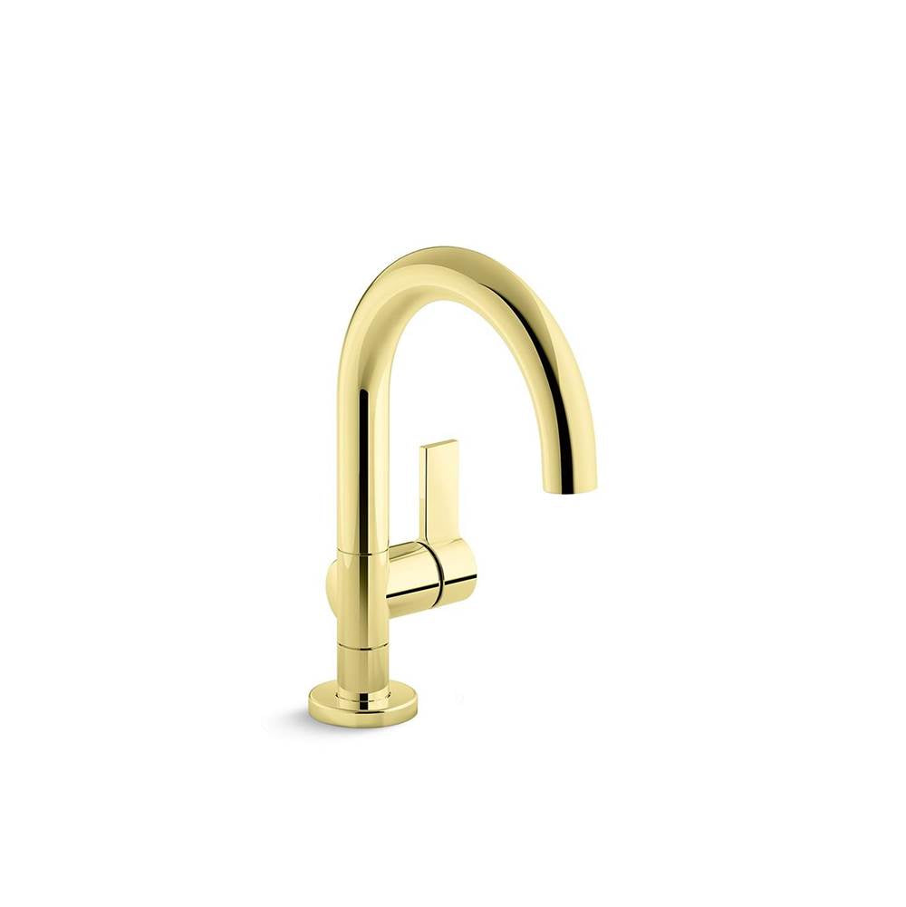 Kallista - OneE Single-Control Sink Faucet - Unlacquered Brass