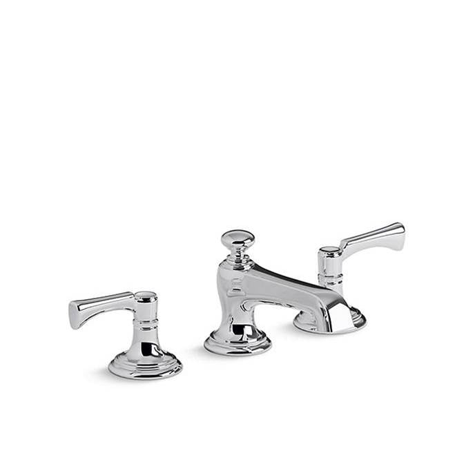 Kallista - Bellis Basin Set, Lv, Traditional Spout - Polished Chrome