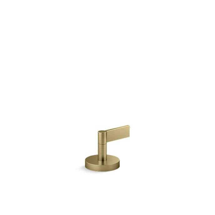 Kallista - OneE Deck Mount Bath Diverter, Lever Hdl - Brushed French Gold