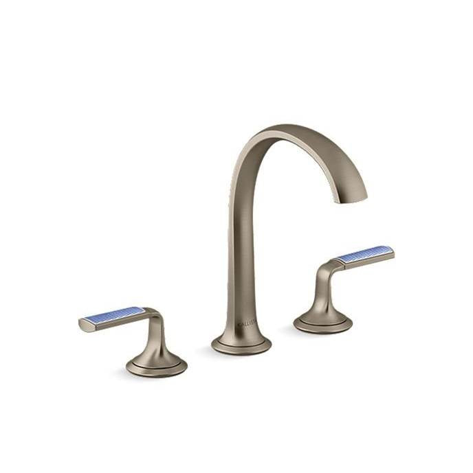 Kallista - Script Snk Fct Arch Spt Enml Blue Wave - Brushed Bronze
