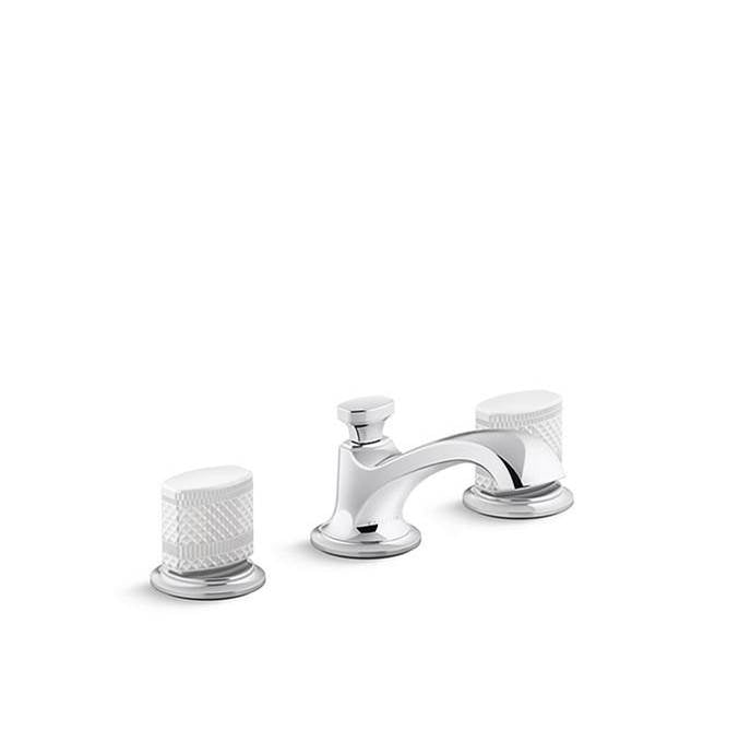 Kallista - Script Sink Faucet, Low Spt,Wt Porc - Brushed Bronze