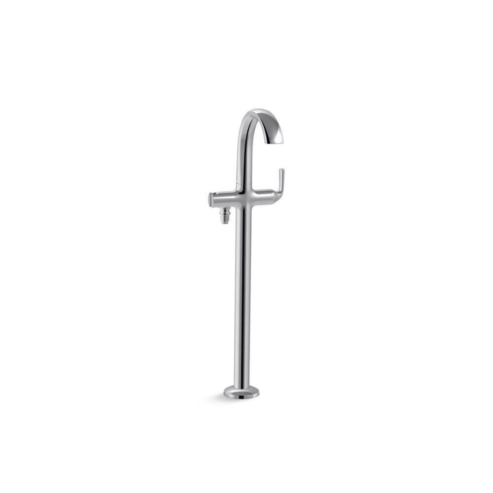 Kallista - Script Floor-Mount Bath Filler - Polished Nickel
