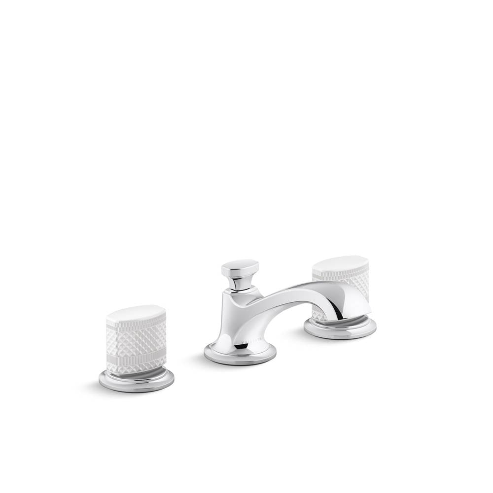 Kallista - Script Sink Faucet, Low Spt,Wt Porc - Polished Chrome