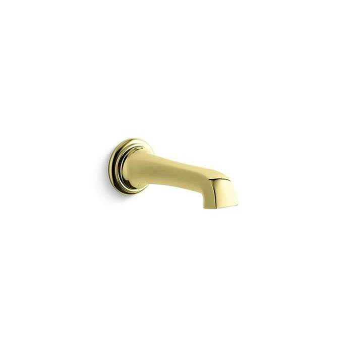 Kallista - Bellis Wall-Mounted Bath Spout - Unlacquered Brass