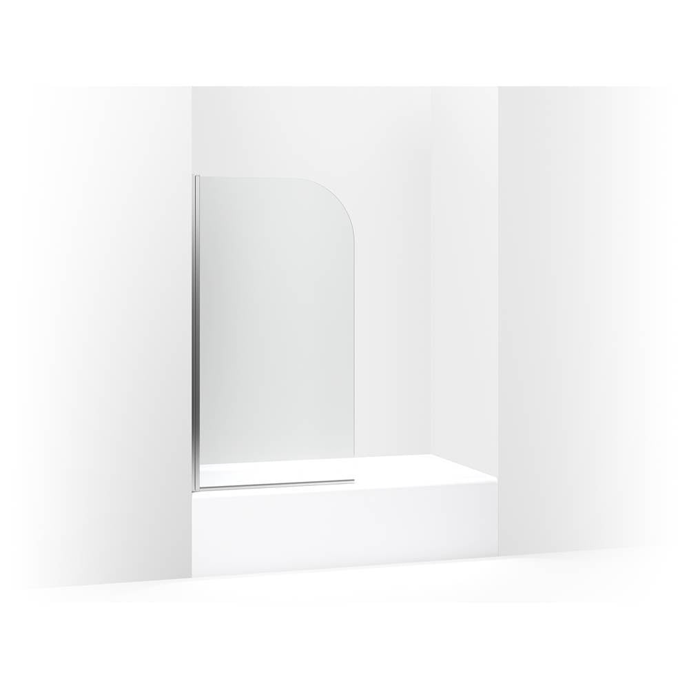 Kohler - Aerie 32'' bath screen - Bright Polished Silver