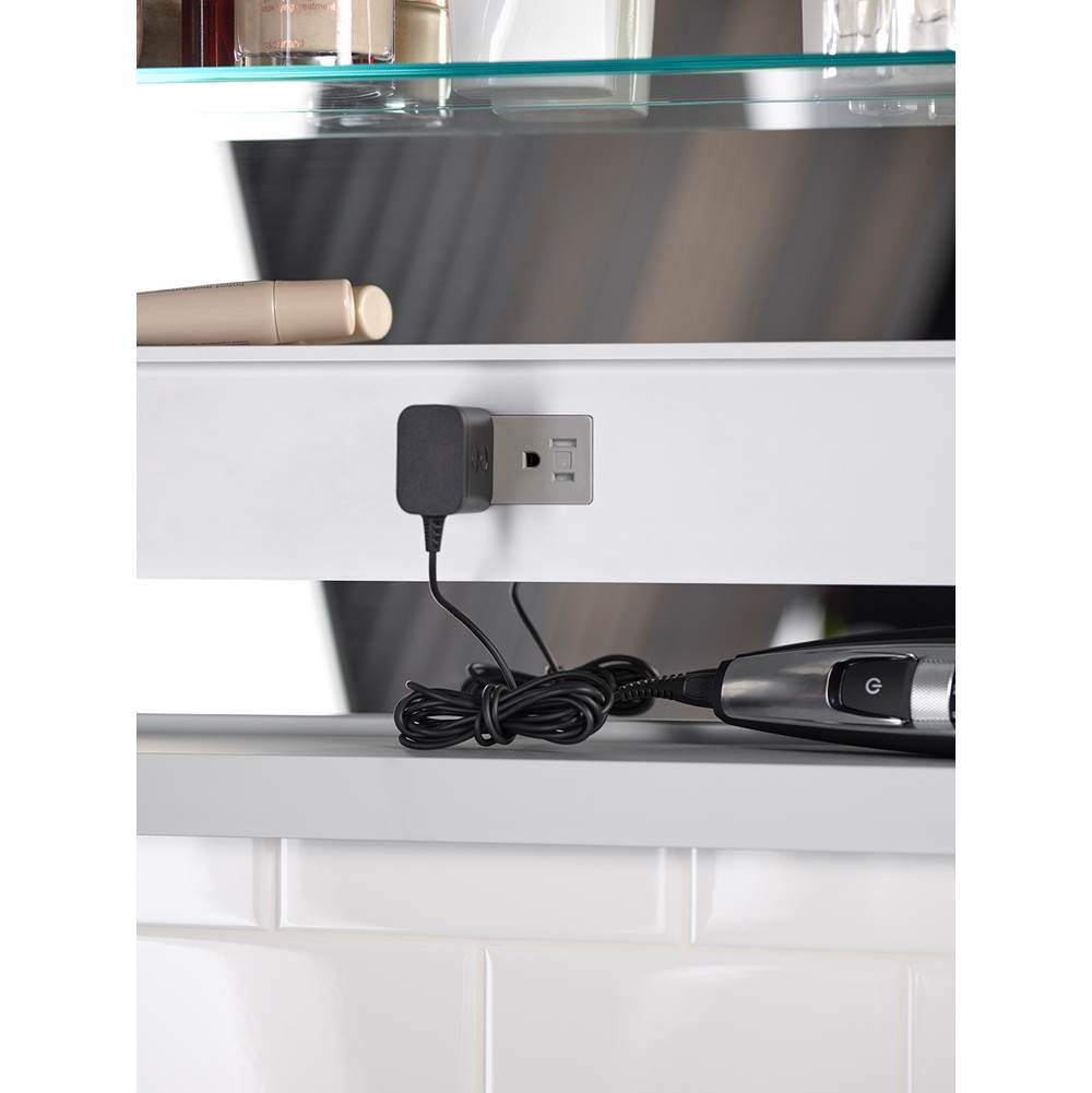 Verdera 40'' x 30'' lighted medicine cabinet