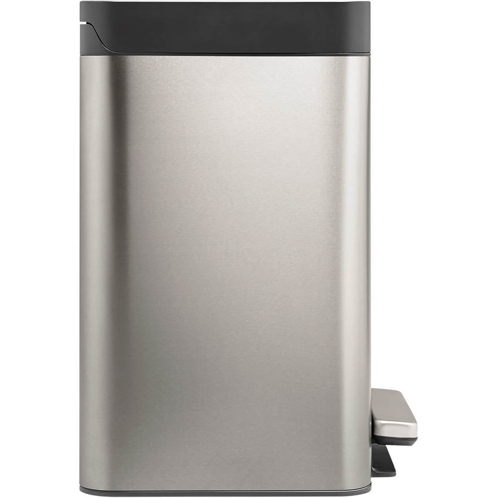 8-gallon stainless steel step trash can