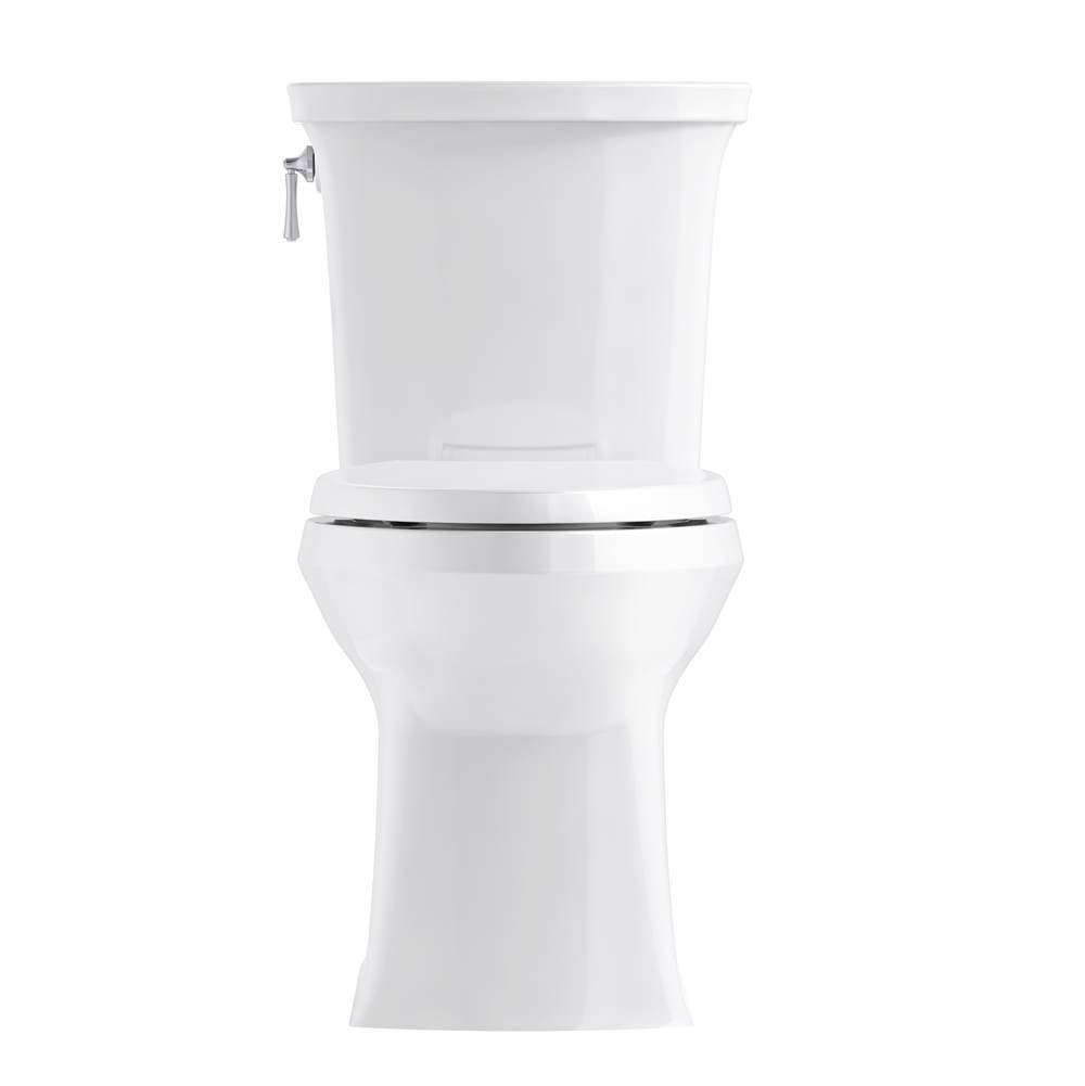 Corbelle Two-piece elongated toilet with skirted trapway, 1.28 gpf