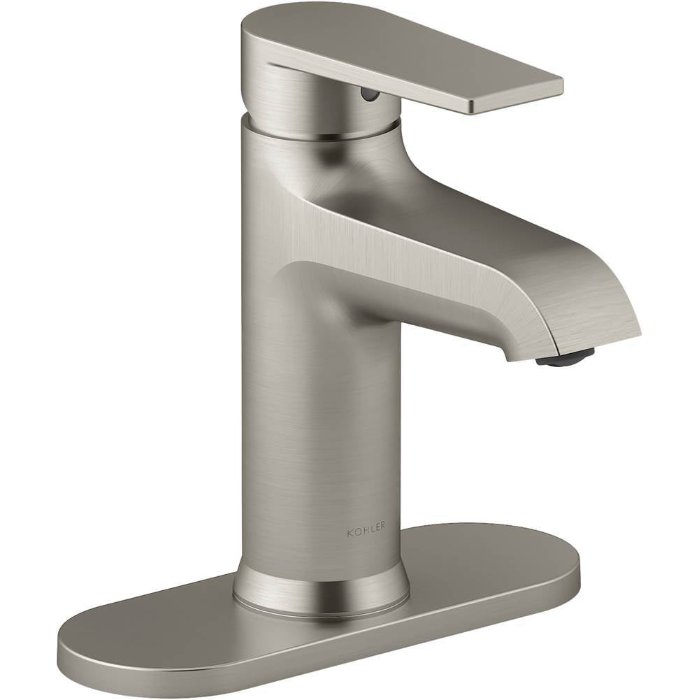 Kohler - Hint Single-handle bathroom sink faucet, 1.2 gpm - Vibrant Brushed Nickel
