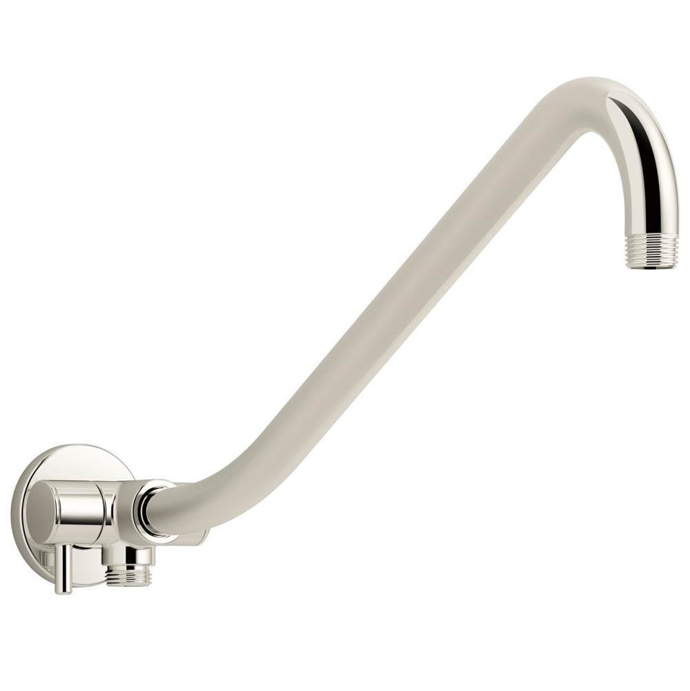Kohler - Gooseneck Rainhead arm with 2-way diverter - Vibrant Polished Nickel
