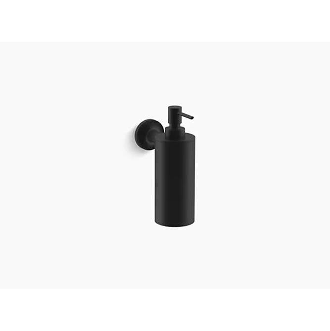 Kohler - Purist Wall-mount soap/lotion dispenser - Matte Black