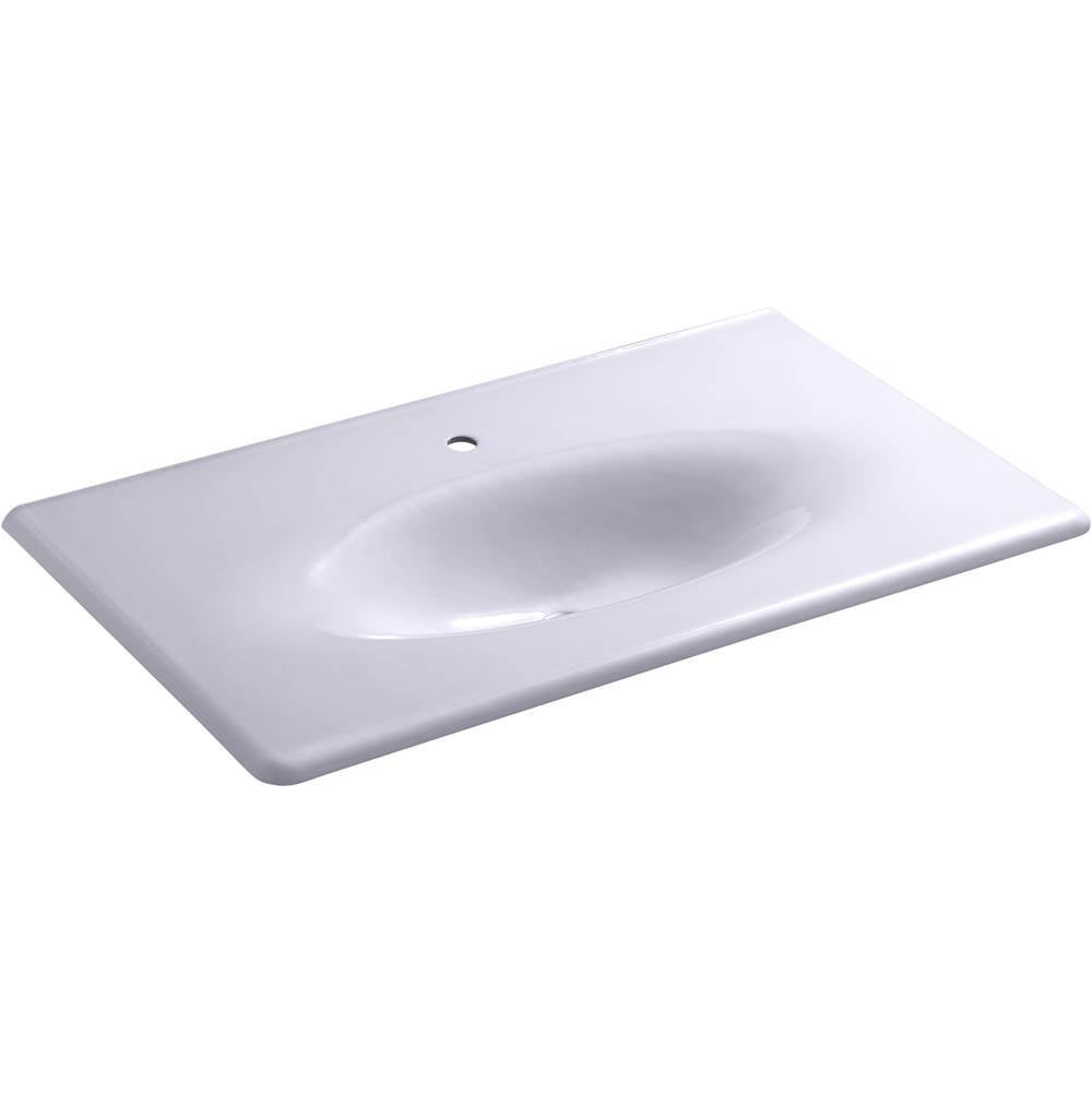 Kohler - Iron/Impressions 37'' Enameled cast iron vanity top with integrated oval sink - Lavender Grey