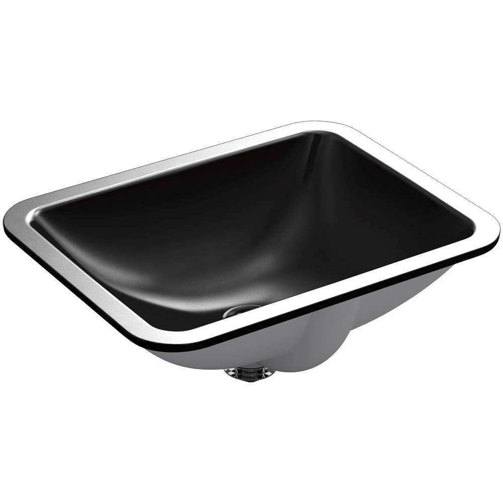 Kohler - Caxton 20-1/2'' rectangular undermount bathroom sink - Black