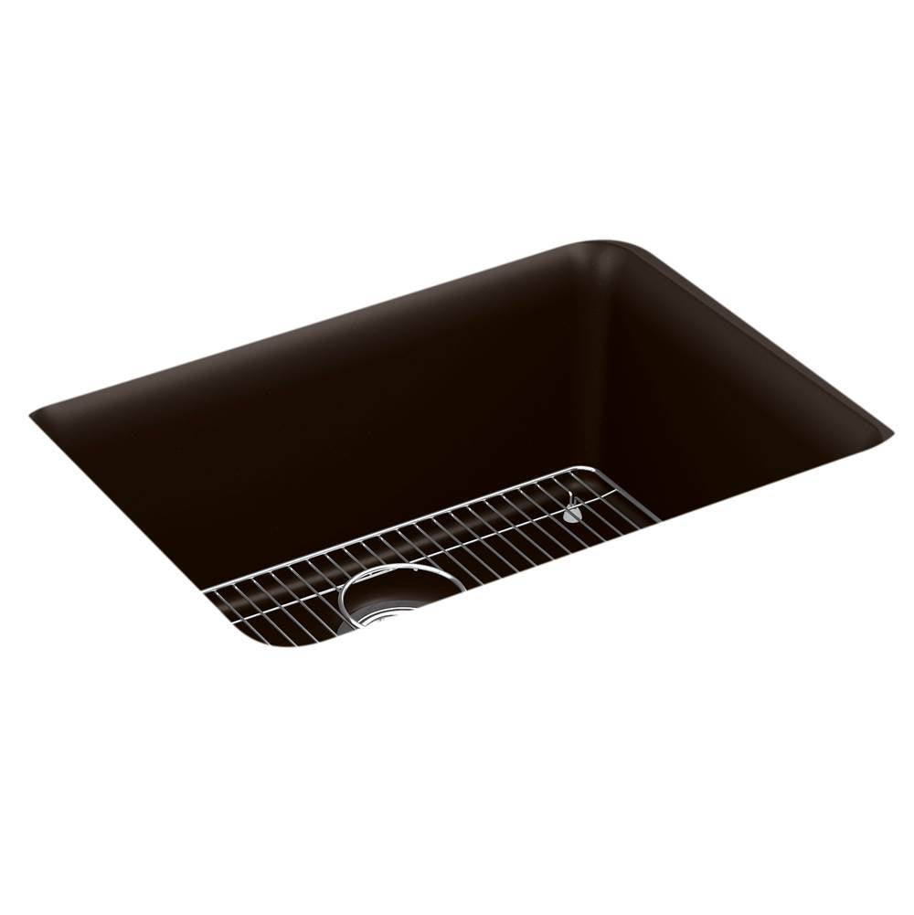 Kohler - Cairn 24-1/2'' undermount single-bowl kitchen sink - Matte Brown