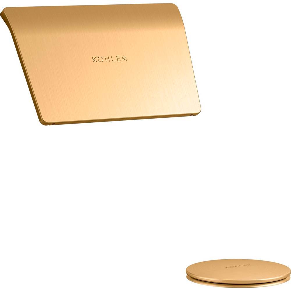 Kohler - Tea-for-Two Bath drain trim - Vibrant Brushed Moderne Brass
