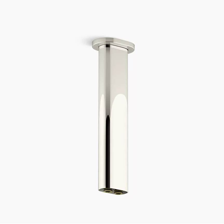 Kohler - Statement 10'' ceiling-mount two-function rainhead arm and flange - Vibrant Polished Nickel