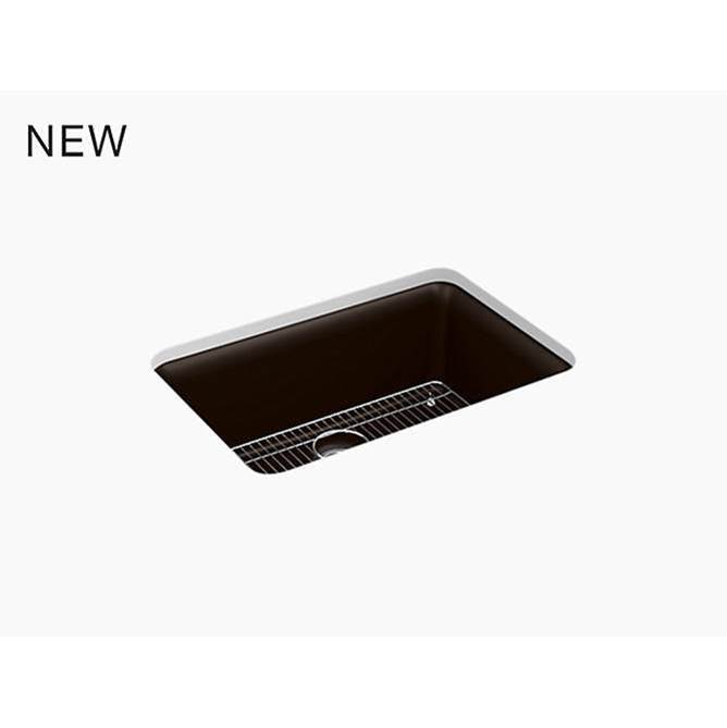 Kohler - Cairn 27-1/2'' undermount single-bowl kitchen sink - Matte Brown