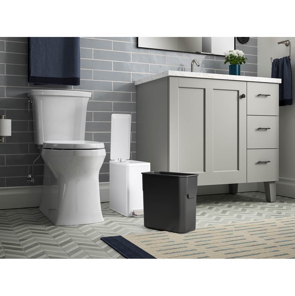 2.5-gallon slim step trash can