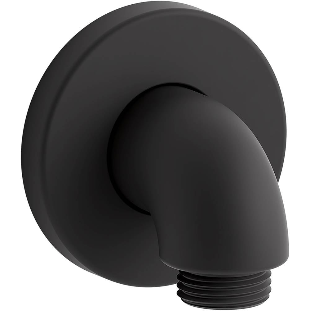 Kohler - Purist Stillness Wall-mount supply elbow with check valve - Matte Black