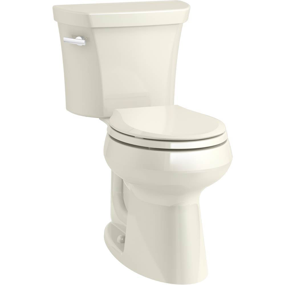 Kohler - Highline Two-piece round-front toilet, 1.28 gpf - Biscuit