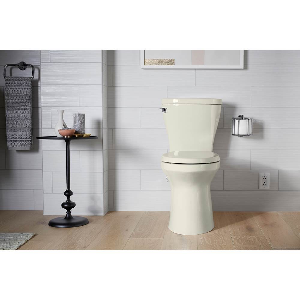 Betello ContinuousClean XT two-piece elongated toilet with skirted trapway, 1.28 gpf
