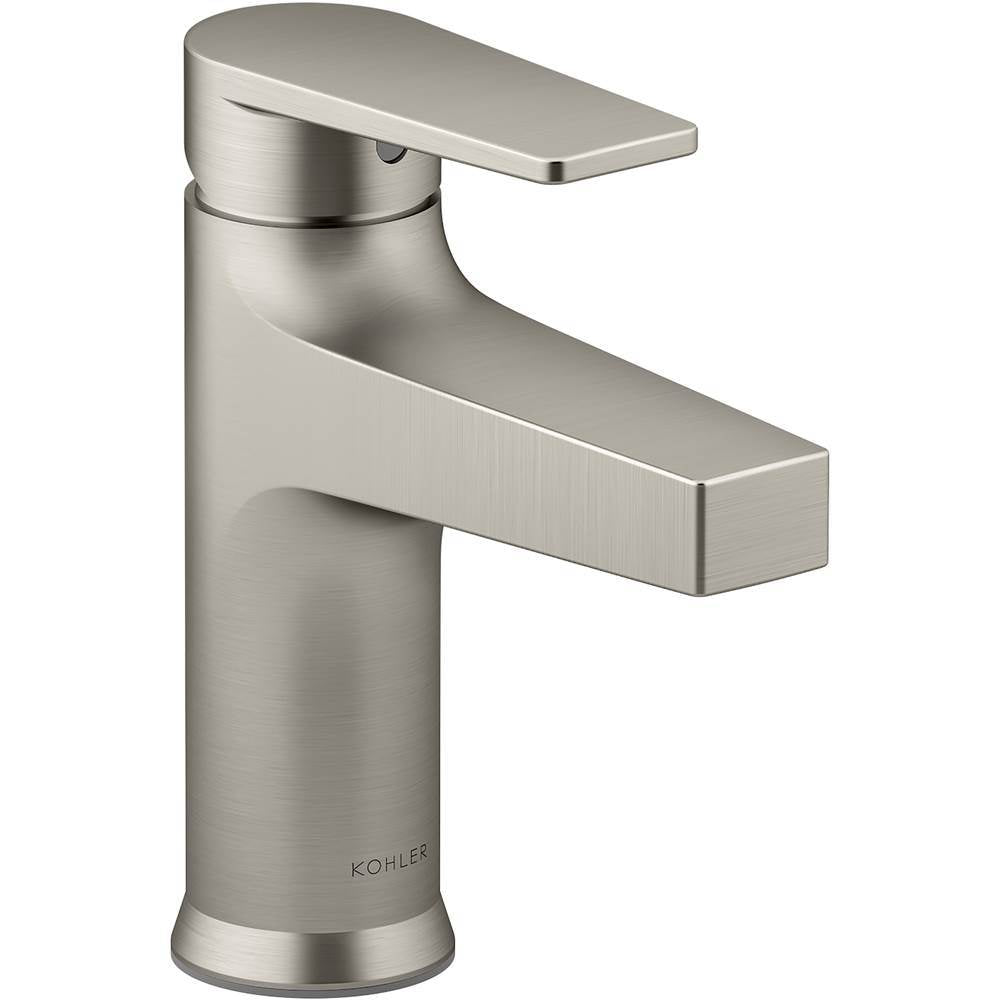 Kohler - Taut Single-handle bathroom sink faucet, 1.2 gpm - Vibrant Brushed Nickel