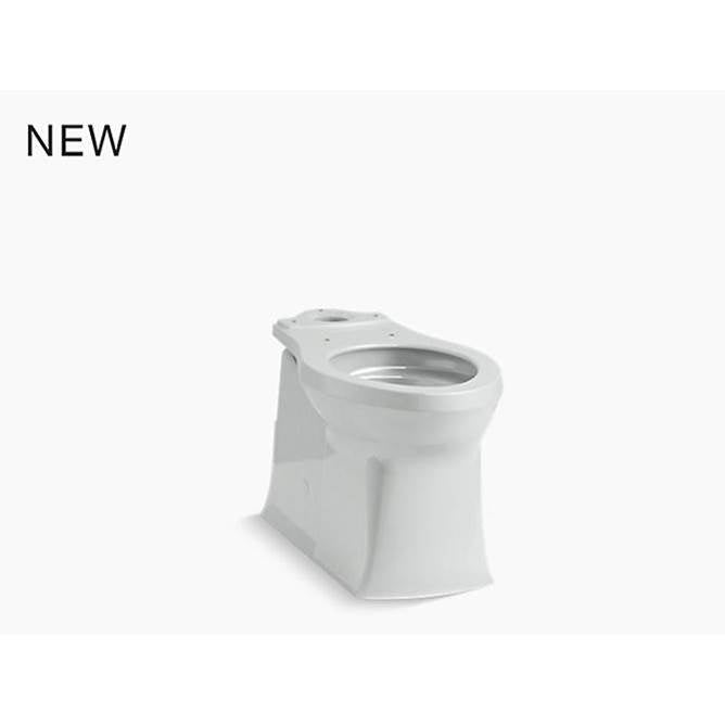 Kohler - Corbelle Elongated toilet bowl with skirted trapway - Ice Grey