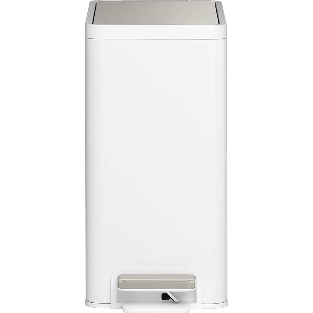 2.5-gallon slim step trash can