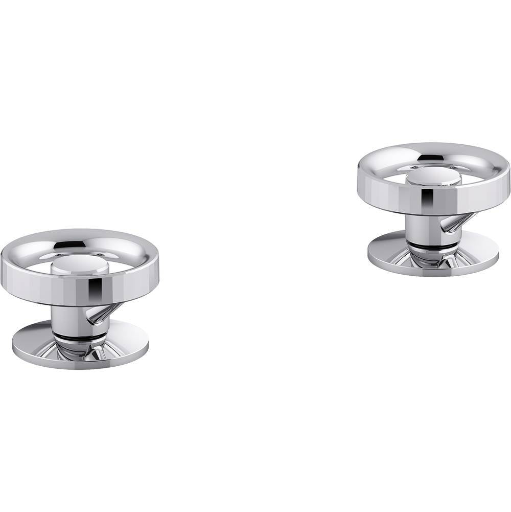 Kohler - Components Industrial bathroom sink faucet handles - Polished Chrome