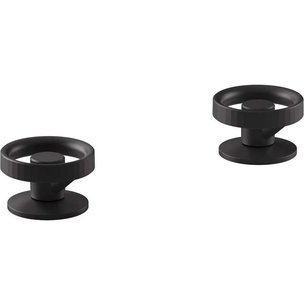 Kohler - Components Industrial bathroom sink faucet handles - Matte Black