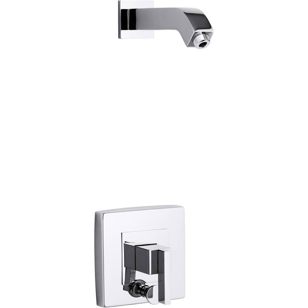 Kohler - Loure Rite-Temp shower trim kit with push-button diverter, without showerhead - Polished Chrome