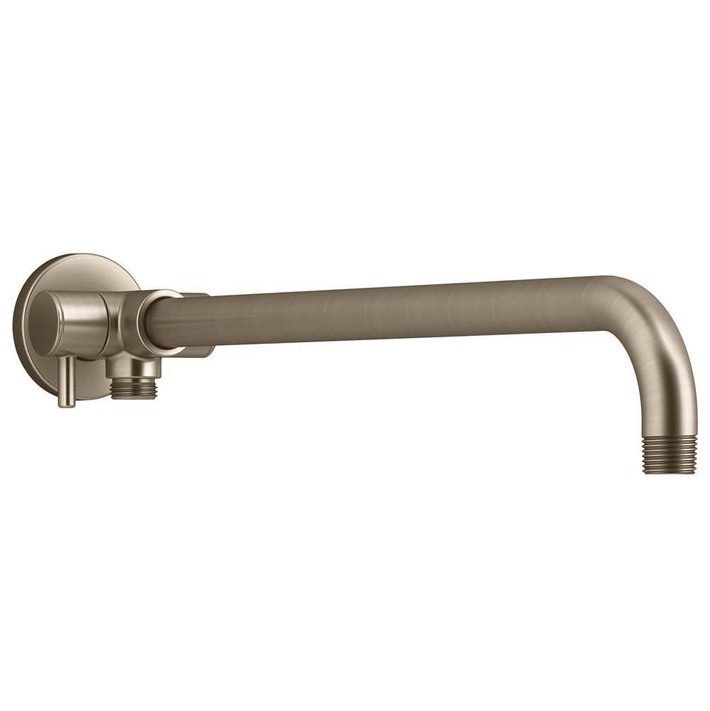 Kohler - Wall-mount rainhead arm with 3-way diverter - Vibrant Brushed Bronze