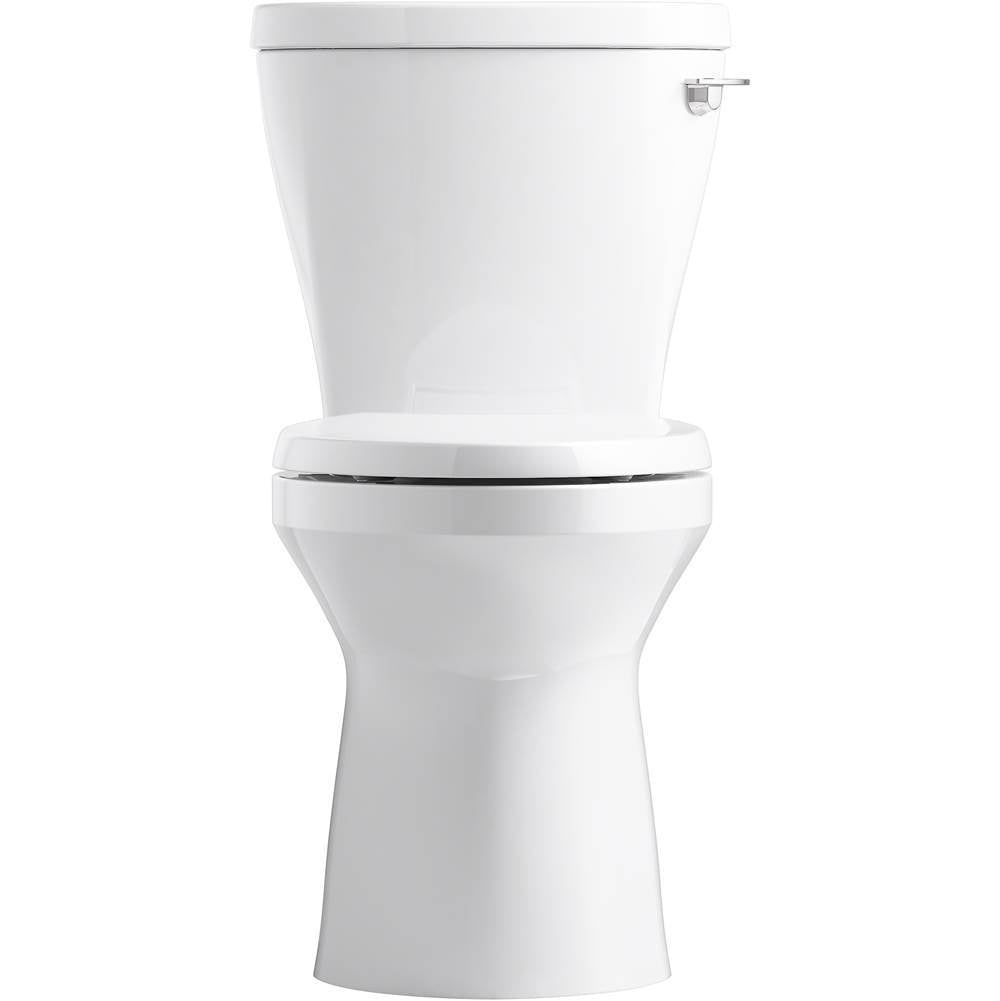 Betello Two-piece elongated toilet with skirted trapway, 1.28 gpf