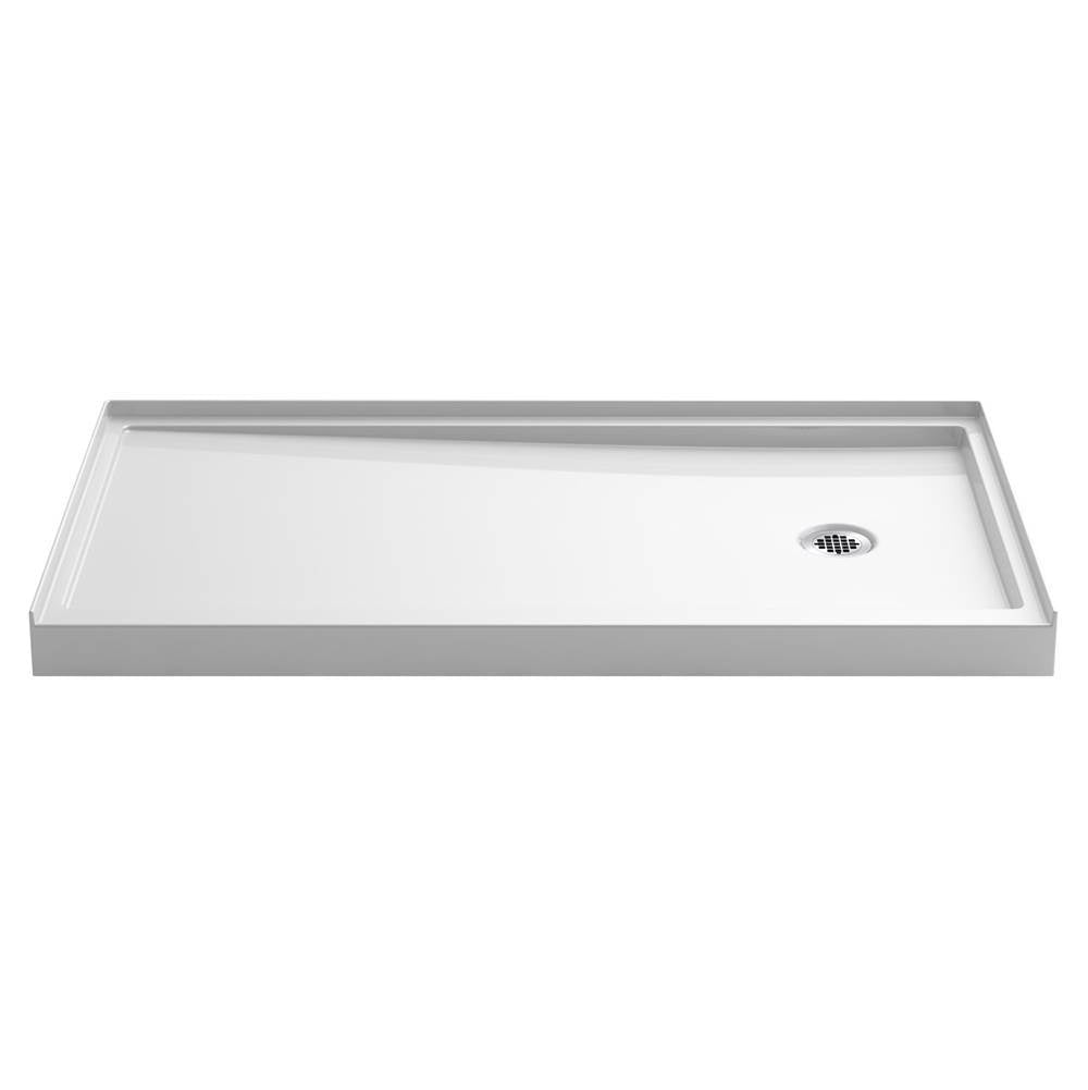 Kohler - Rely 60'' x 32'' alcove shower base, right drain - White