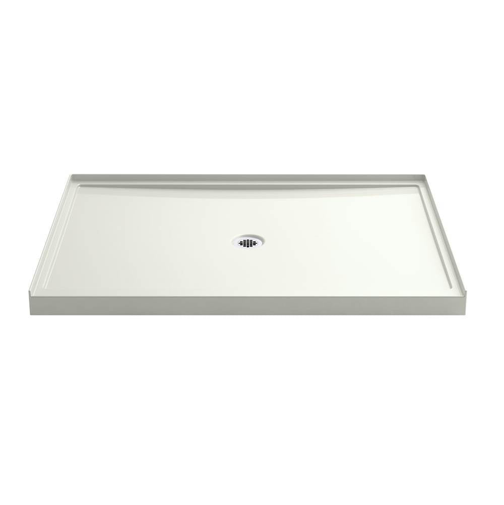 Kohler - Rely 60-in x 42-in Single-Threshold Shower Base with Center Drain, Dune - Dune