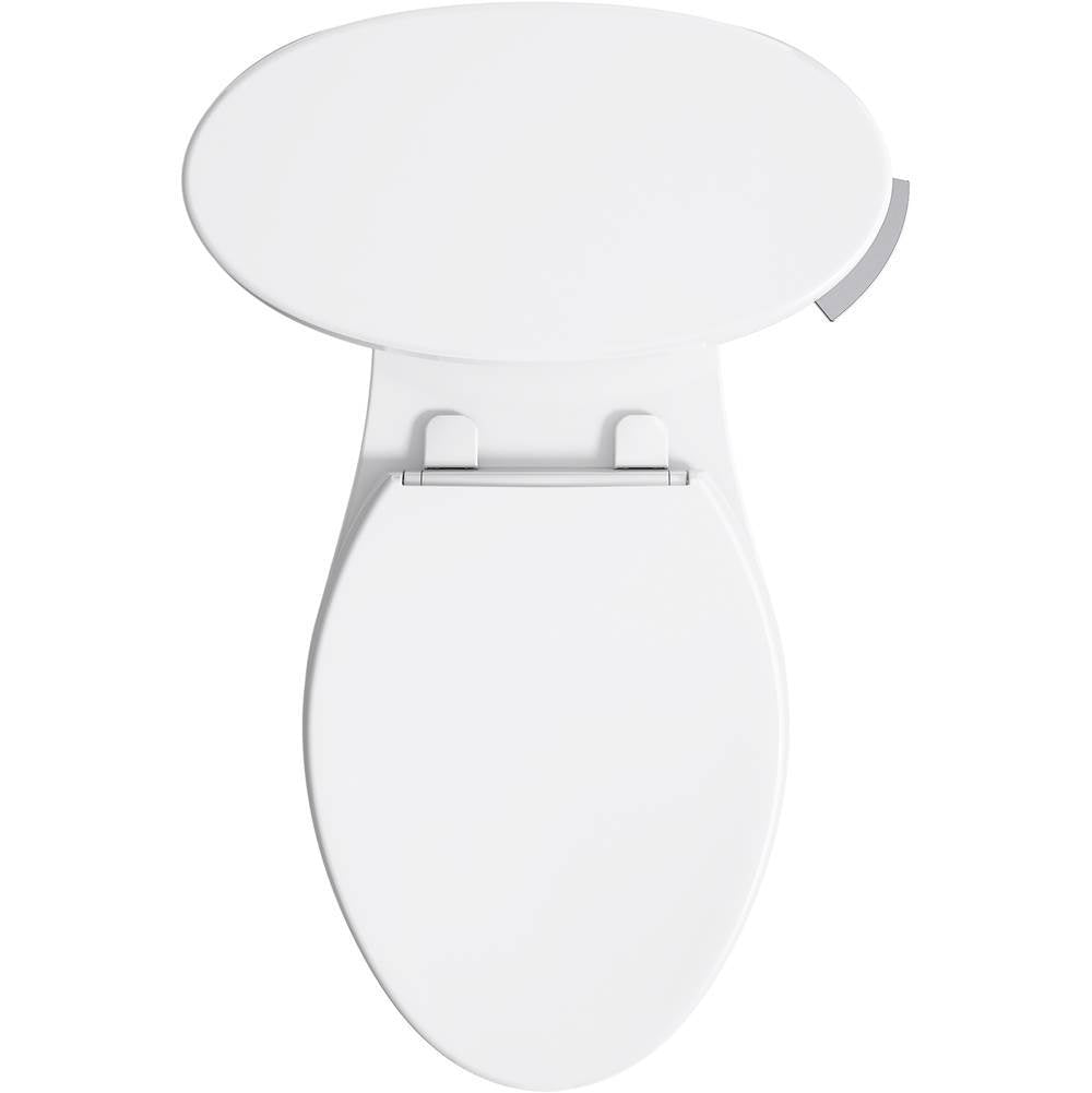 Betello Two-piece elongated toilet with skirted trapway, 1.28 gpf
