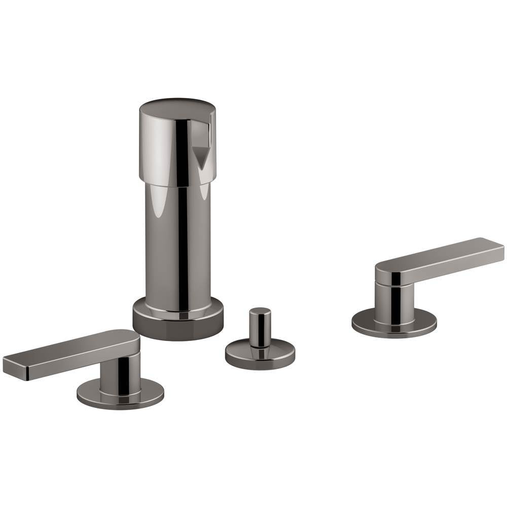 Kohler - Composed Widespread bidet faucet with lever handles - Vibrant Titanium