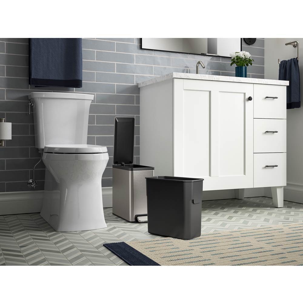 2.5-gallon slim step trash can
