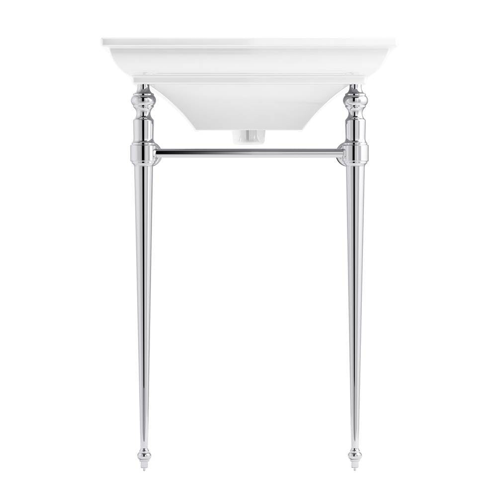 Memoirs Stately 25'' pedestal/console table bathroom sink