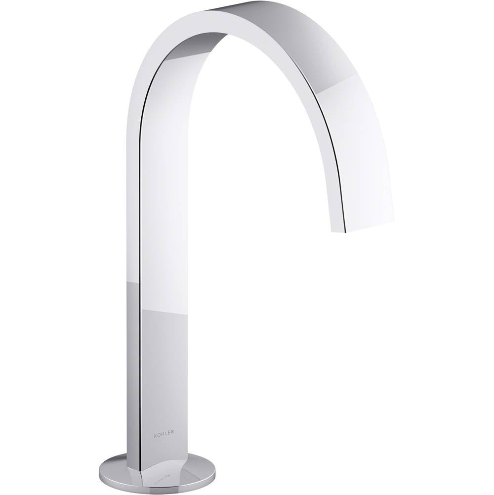 Kohler - Components Bathroom sink faucet spout with Ribbon design, 1.2 gpm - Polished Chrome