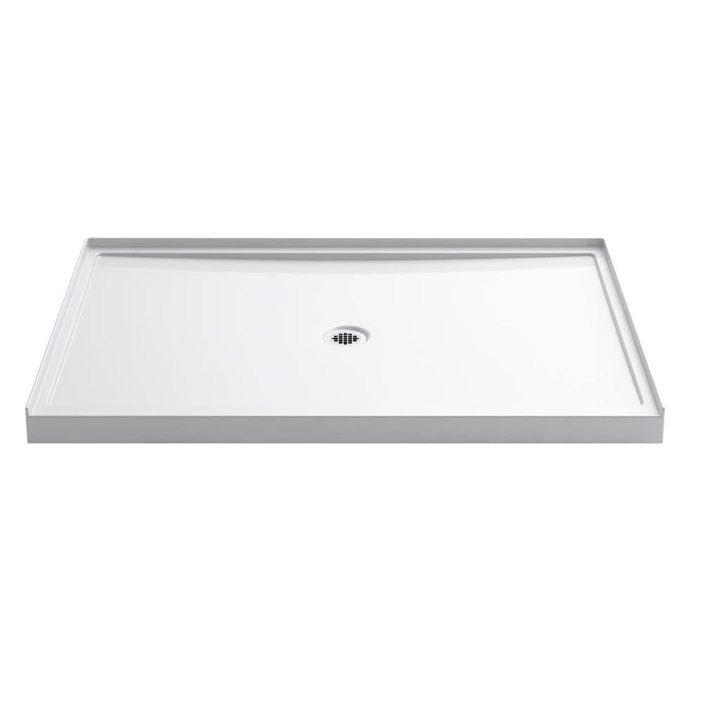 Kohler - Rely 60'' x 42'' alcove shower base, center drain - White
