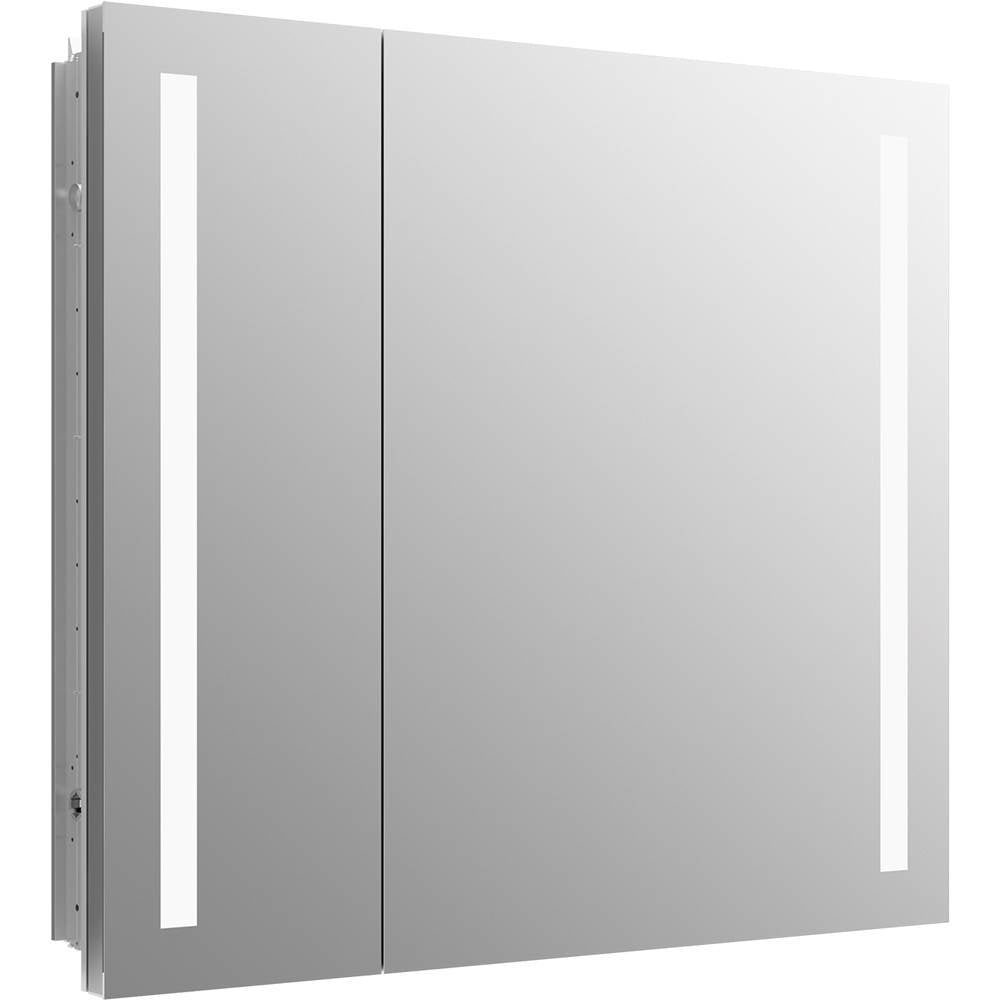 Kohler - Verdera 34'' x 30'' two-door lighted medicine cabinet, left-hinged