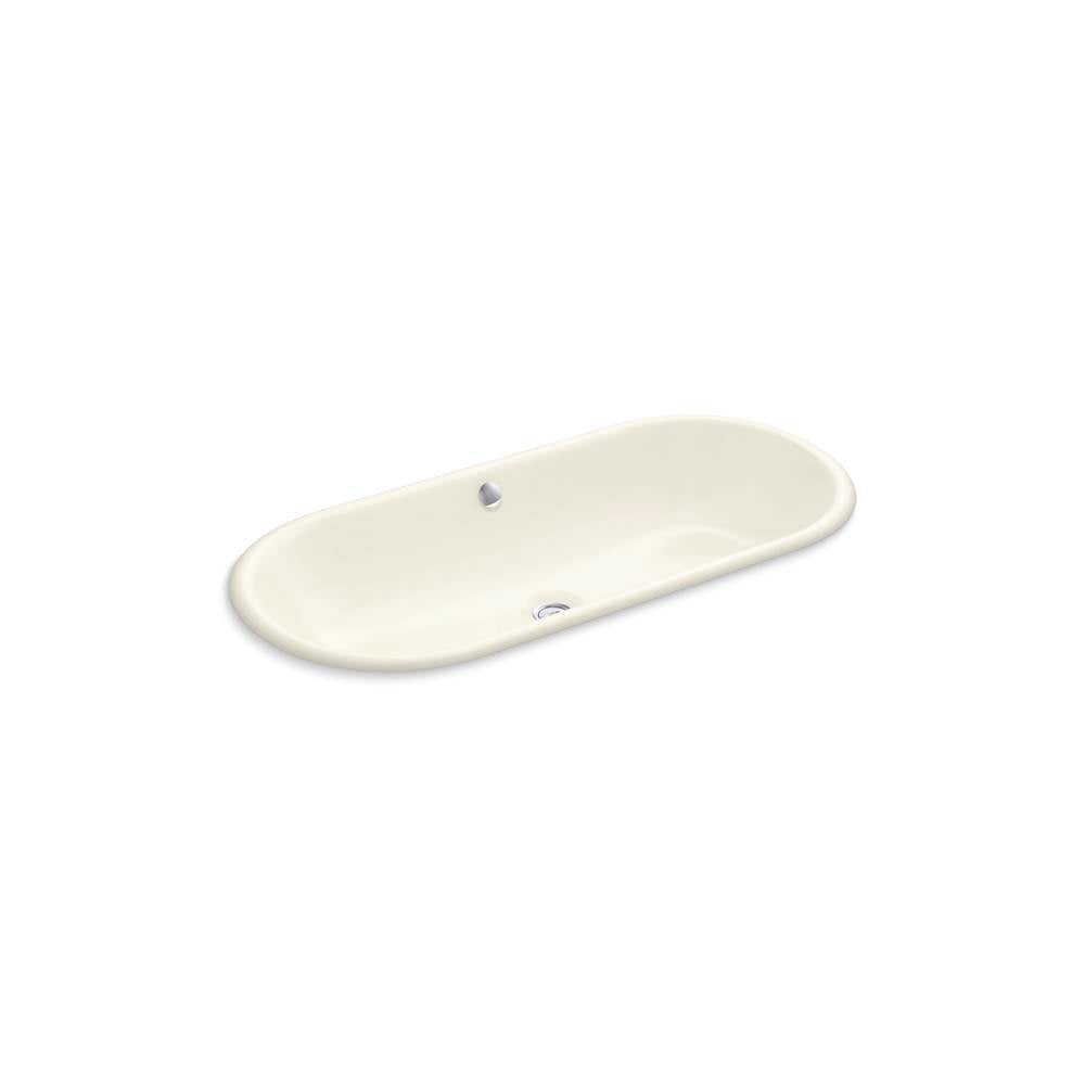 Kohler - Iron Plains 33'' oval drop-in/undermount bathroom sink - Biscuit