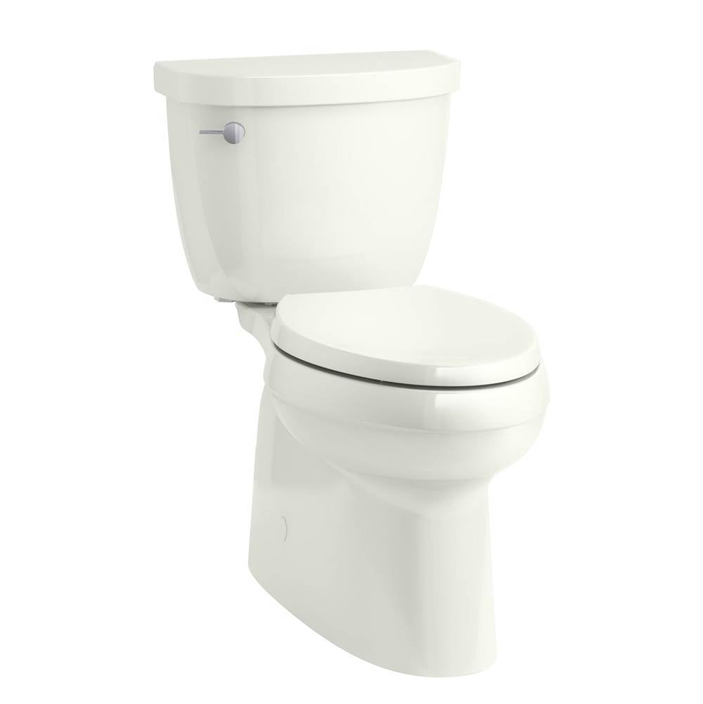 Kohler - Cimarron Two-piece elongated toilet with skirted trapway, 1.28 gpf - Dune
