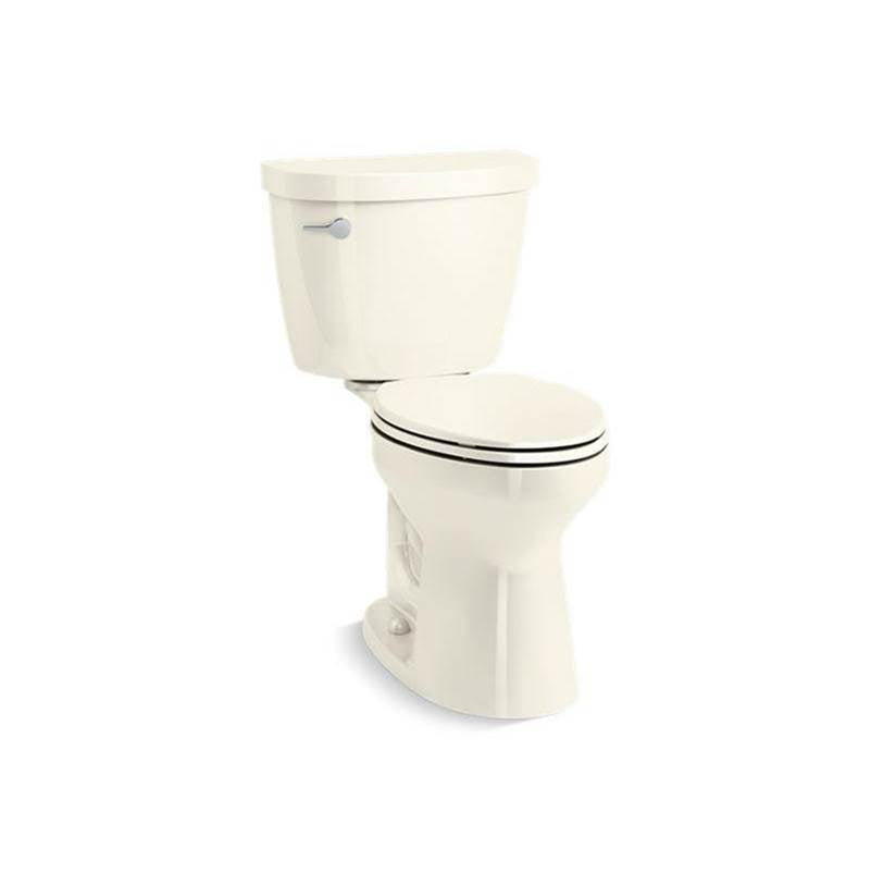 Kohler - Cimarron Two-piece elongated toilet, 1.28 gpf - Biscuit